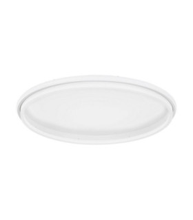 Willow Integrated LED Semi Flush Ceiling Light Sandy White LED 52W 3120lm 3000K-1