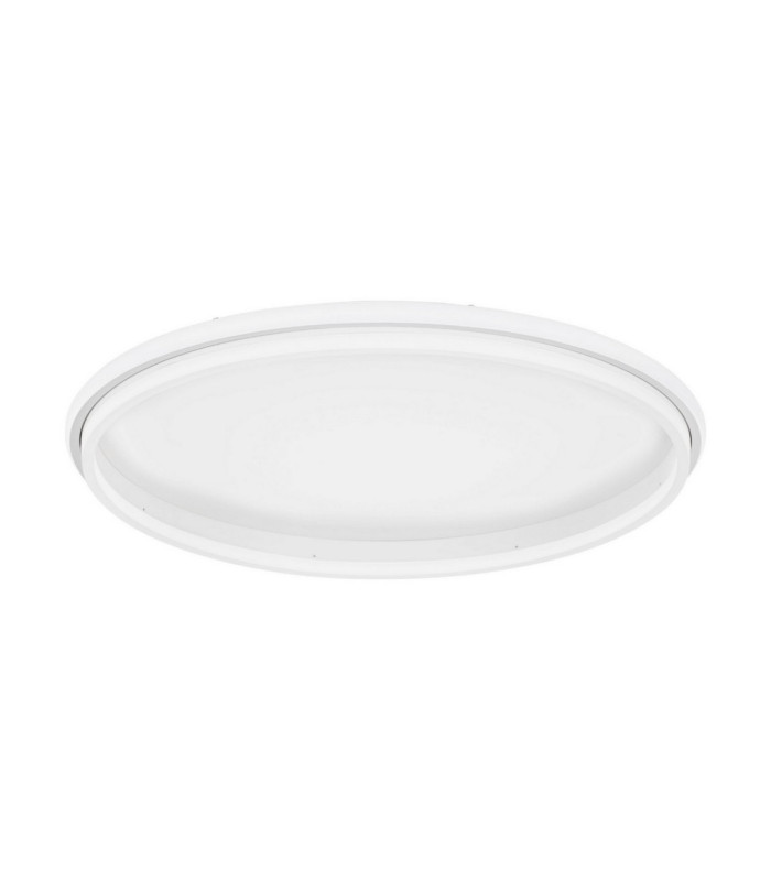 Willow Integrated LED Semi Flush Ceiling Light Sandy White LED 52W 3120lm 3000K-1
