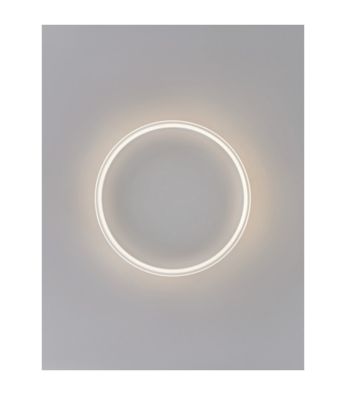 Willow Integrated LED Semi Flush Ceiling Light Sandy White LED 52W 3120lm 3000K-2