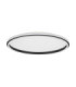 Willow Integrated LED Semi Flush Ceiling Light Sandy Black LED 52W 3120lm 3000K-1