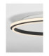 Willow Integrated LED Semi Flush Ceiling Light Sandy Black LED 52W 3120lm 3000K-2