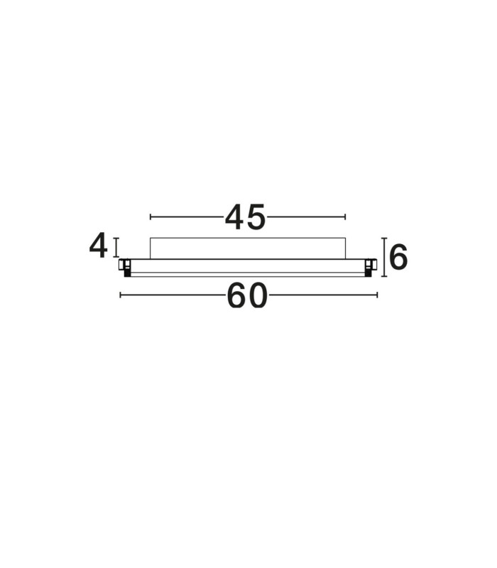 Willow Integrated LED Semi Flush Ceiling Light Sandy Black LED 52W 3120lm 3000K-6
