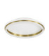 Willow Integrated LED Semi Flush Ceiling Light Gold LED 38W 2660lm 3000K-1