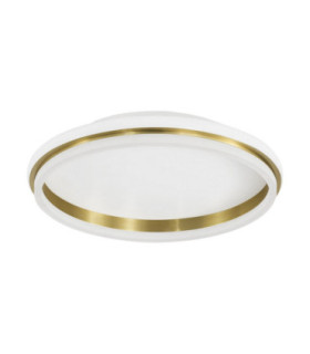 Willow Integrated LED Semi Flush Ceiling Light Gold LED 38W 2660lm 3000K-1
