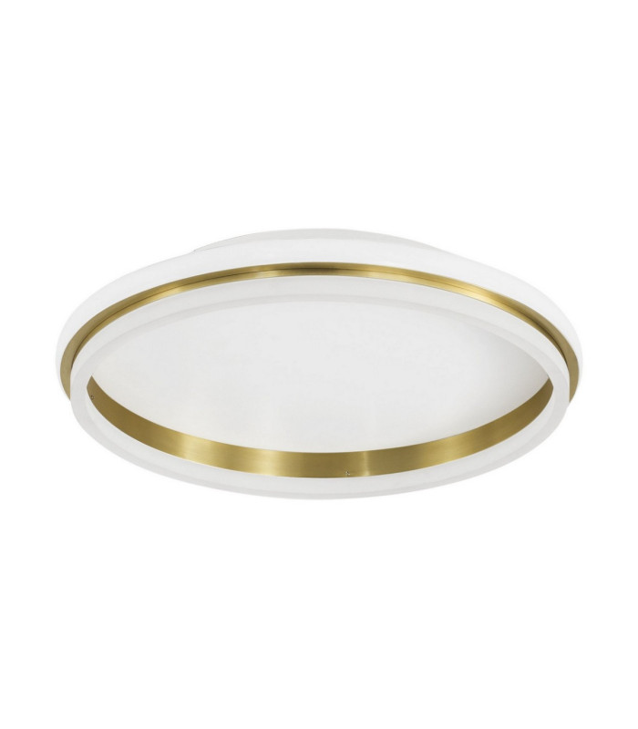 Willow Integrated LED Semi Flush Ceiling Light Gold LED 38W 2660lm 3000K-1