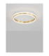 Willow Integrated LED Semi Flush Ceiling Light Gold LED 38W 2660lm 3000K-4
