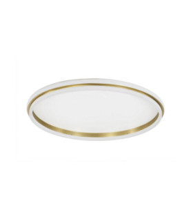 Willow Integrated LED Semi Flush Ceiling Light Gold LED 52W 3120lm 3000K-1
