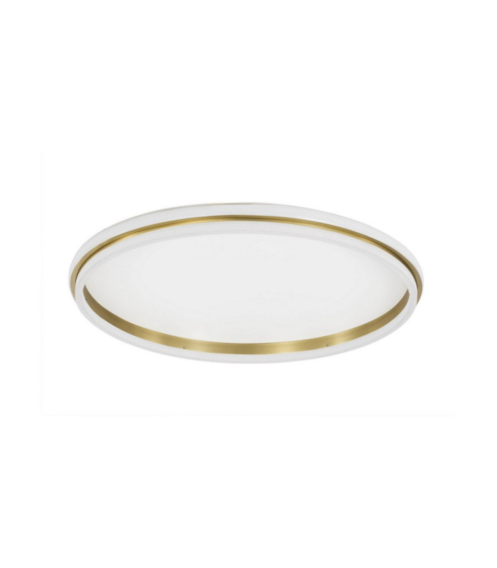Willow Integrated LED Semi Flush Ceiling Light Gold LED 52W 3120lm 3000K-1