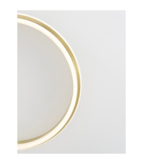 Willow Integrated LED Semi Flush Ceiling Light Gold LED 52W 3120lm 3000K-2