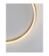 Willow Integrated LED Semi Flush Ceiling Light Gold LED 52W 3120lm 3000K-5