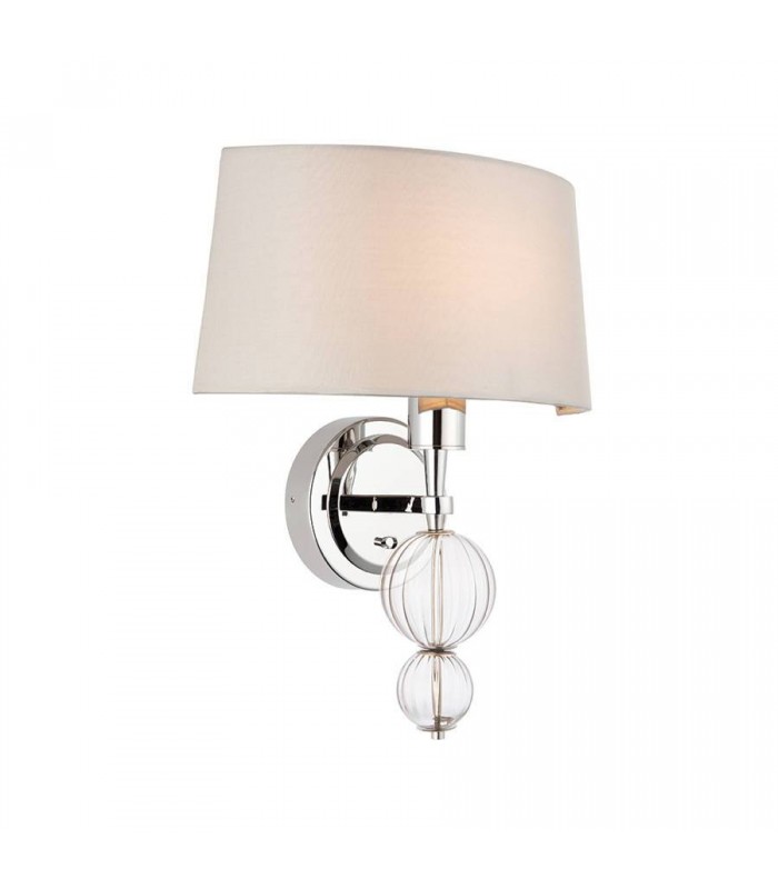 1 Light Indoor Wall Washer Light Polished Nickel Plate, E14 - 1