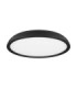 Felicia Flush Ceiling Light Sandy Black Triac Dimmable LED 44W 3051lm 3000K-1
