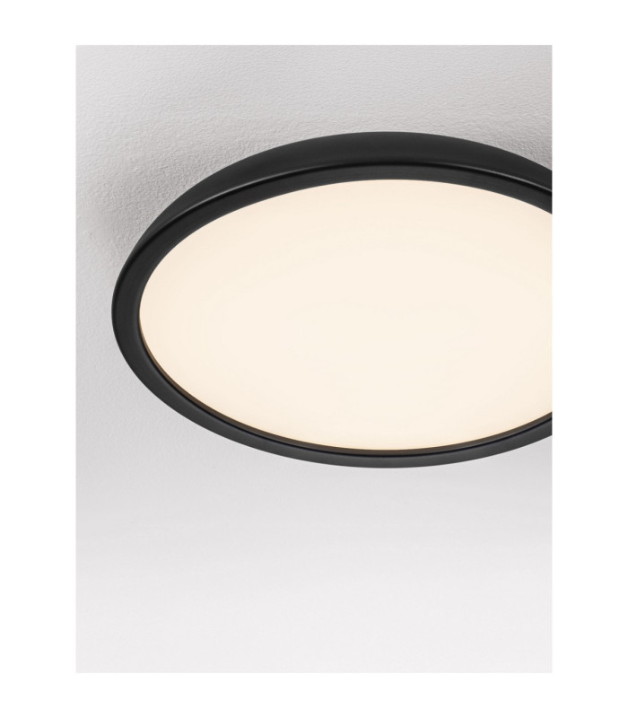 Felicia Flush Ceiling Light Sandy Black Triac Dimmable LED 44W 3051lm 3000K-2