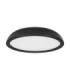 Felicia Flush Ceiling Light Sandy Black Triac Dimmable LED 25W 1765lm 3000K-1