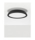 Felicia Flush Ceiling Light Sandy Black Triac Dimmable LED 25W 1765lm 3000K-3