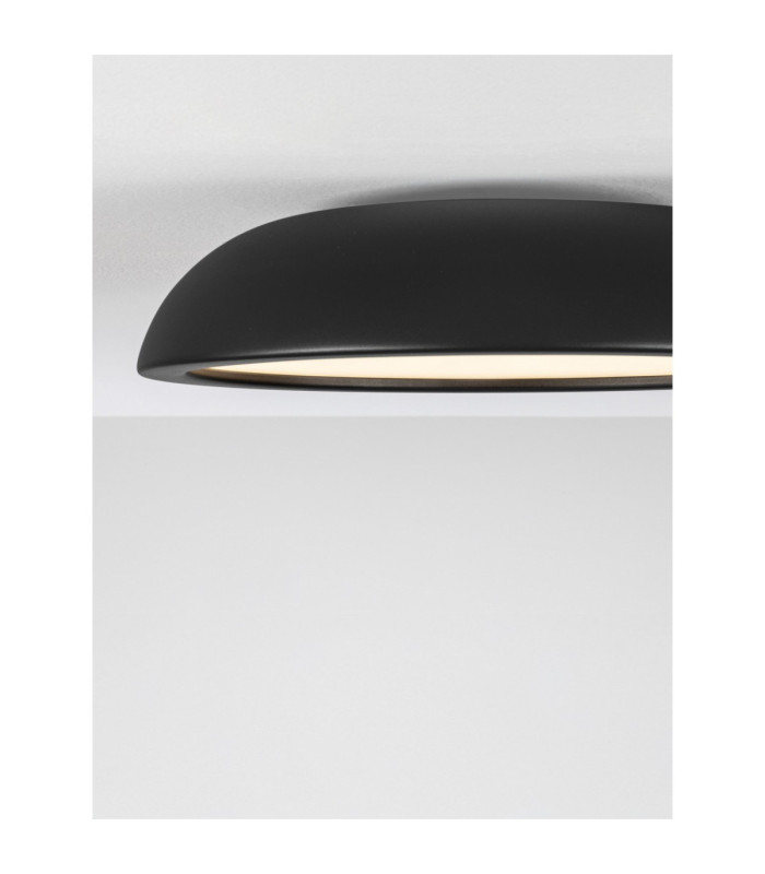 Felicia Flush Ceiling Light Sandy Black Triac Dimmable LED 25W 1765lm 3000K-6