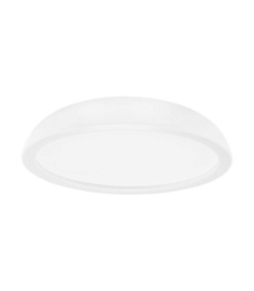 Felicia Flush Ceiling Light Sandy White Triac Dimmable LED 25W 1765lm 3000K-1