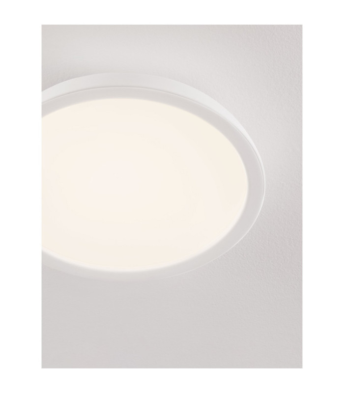 Felicia Flush Ceiling Light Sandy White Triac Dimmable LED 25W 1765lm 3000K-5