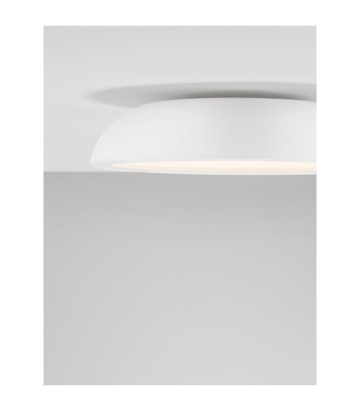 Felicia Flush Ceiling Light Sandy White Triac Dimmable LED 25W 1765lm 3000K-6