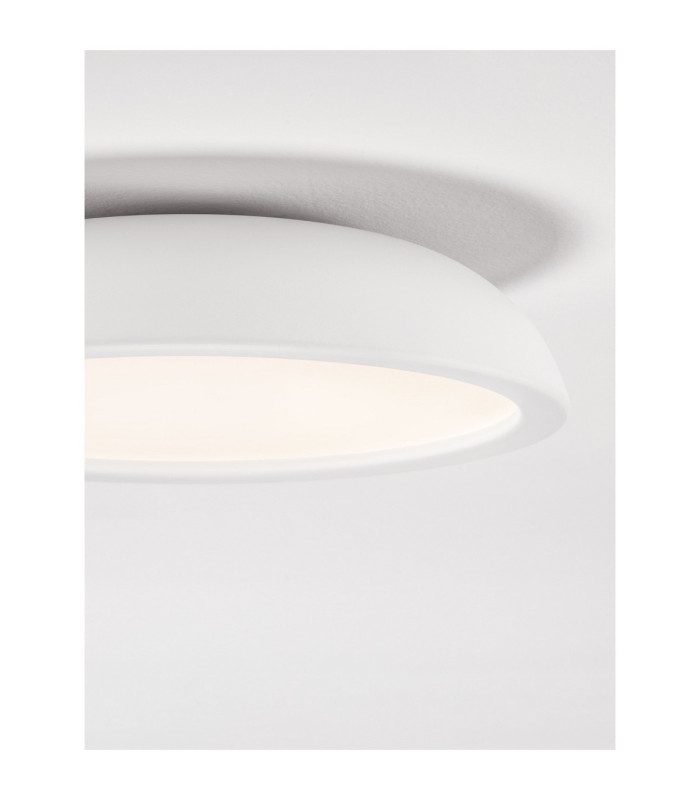 Felicia Flush Ceiling Light Sandy White Triac Dimmable LED 25W 1765lm 3000K-7