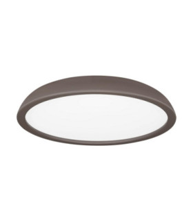 Felicia Flush Ceiling Light Brown Triac Dimmable LED 44W 3051lm 3000K-1