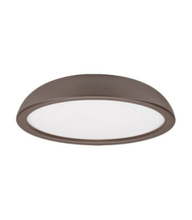 Felicia Flush Ceiling Light Brown Triac Dimmable LED 25W 1765lm 3000K-1