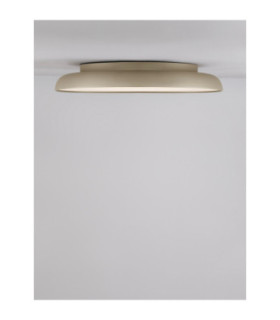 Linus Flush Ceiling Light Champagne Gold Triac Dimmable LED 50W 3741lm 3000K-2