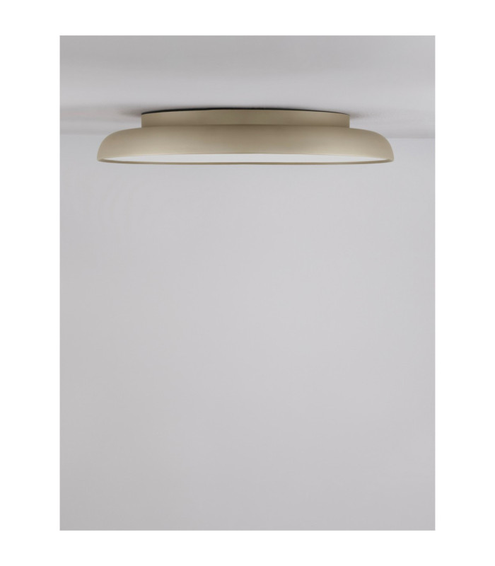 Linus Flush Ceiling Light Champagne Gold Dimmable LED 50W 3741lm 2700-4000K-3