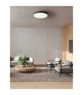 Linus Flush Ceiling Light Sandy Black Dimmable LED 50W 3741lm 2700-4000K-2
