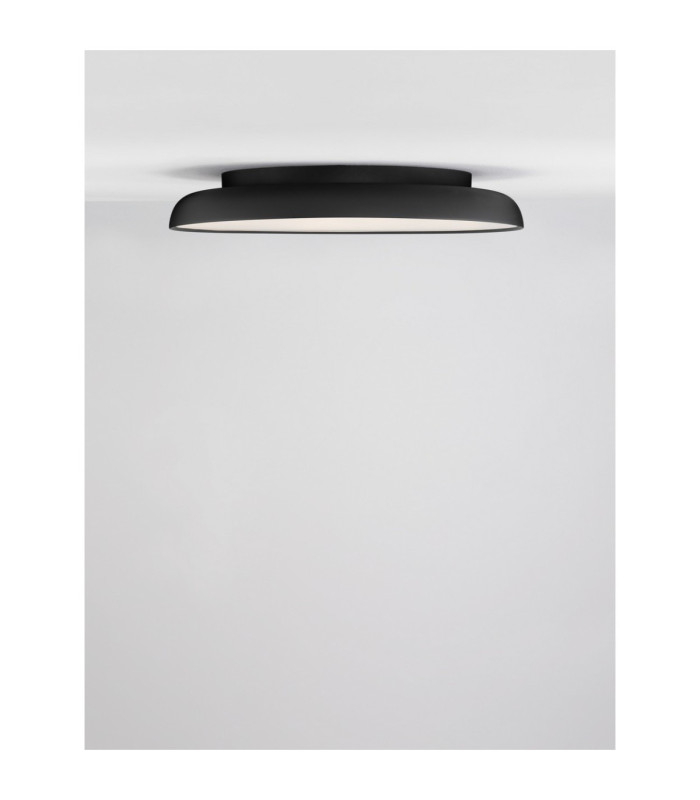 Linus Flush Ceiling Light Sandy Black Dimmable LED 50W 3741lm 2700-4000K-4