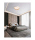 Vomos Flush Ceiling Light Sand White Wood Triac Dimmable LED 36W 3157lm 2700-3000-4000K CCT-2