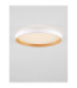 Vomos Flush Ceiling Light Sand White Wood Triac Dimmable LED 36W 3157lm 2700-3000-4000K CCT-4