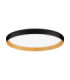 Vomos Flush Ceiling Light Sandy Black Wood Triac Dimmable LED 36W 3157lm 2700-3000-4000K CCT-1
