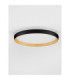 Vomos Flush Ceiling Light Sandy Black Wood Triac Dimmable LED 36W 3157lm 2700-3000-4000K CCT-3