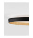 Vomos Flush Ceiling Light Sandy Black Wood Triac Dimmable LED 36W 3157lm 2700-3000-4000K CCT-5