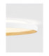 Vomos Flush Ceiling Light Sandy White Wood Triac Dimmable LED 55W 4760lm 2700-3000-4000K CCT-5