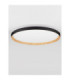 Vomos Flush Ceiling Light Sandy Black Wood Triac Dimmable LED 55W 4760lm 2700-3000-4000K CCT-3