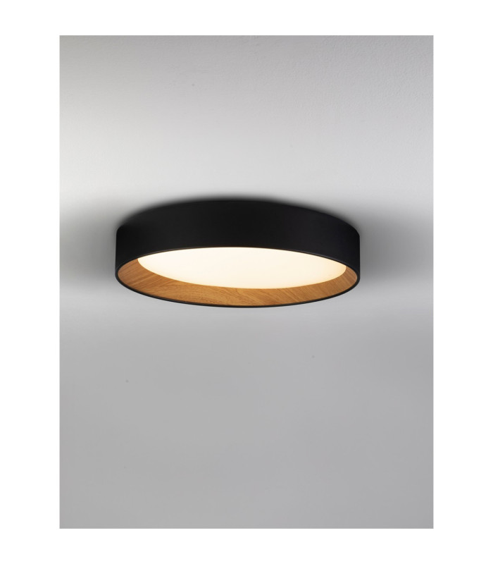 Stake Flush Ceiling Light Sandy Black Triac Dimmable LED 40W 2312lm 3000K-6