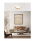 Sigi Flush Ceiling Light Sandy White Wood Triac Dimmable LED 40W 3081lm 3000K-2