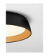 Sigi Flush Ceiling Light Sandy Black Wood Triac Dimmable LED 40W 3081lm 3000K-5