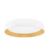 Sigi Flush Ceiling Light Sandy White Wood Triac Dimmable LED 50W 4201lm 3000K-1