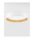 Sigi Flush Ceiling Light Sandy White Wood Triac Dimmable LED 50W 4201lm 3000K-3