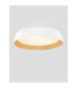 Sigi Flush Ceiling Light Sandy White Wood Triac Dimmable LED 50W 4201lm 3000K-4