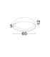 Sigi Flush Ceiling Light Sandy White Wood Triac Dimmable LED 50W 4201lm 3000K-6