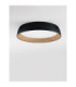 Sigi Flush Ceiling Light Sandy Black Wood Triac Dimmable LED 50W 4201lm 3000K-3