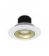 LED Recessed Round Downlight, White/Gold, 25 deg. Beam Angle, 760lm, 3000K, IP20, DRIVER NOT INC. - 2