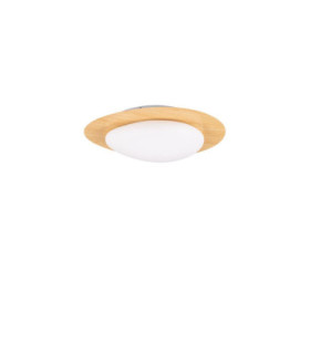 Nimbus Decorative Flush Ceiling Light Wood Finishing Triac Dimmable LED 21W 1572lm 3000K-1