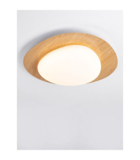 Nimbus Decorative Flush Ceiling Light Wood Finishing Triac Dimmable LED 21W 1572lm 3000K-2