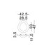 Nimbus Decorative Flush Ceiling Light Wood Finishing Triac Dimmable LED 21W 1572lm 3000K-7