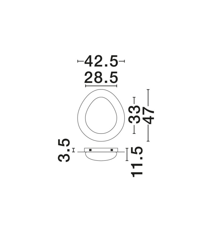 Nimbus Decorative Flush Ceiling Light Wood Finishing Triac Dimmable LED 21W 1572lm 3000K-7